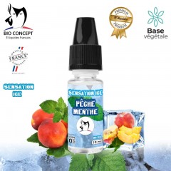 E-liquide Pêche Menthe Premium Sensation Ice Bioconcept