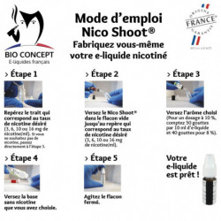 Lot de 5 flacons plastiques 10 ml avec compte gouttes