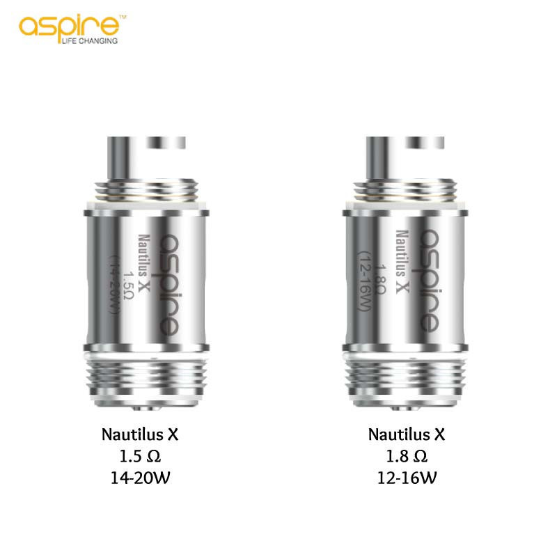 Résistances Nautilus X Aspire