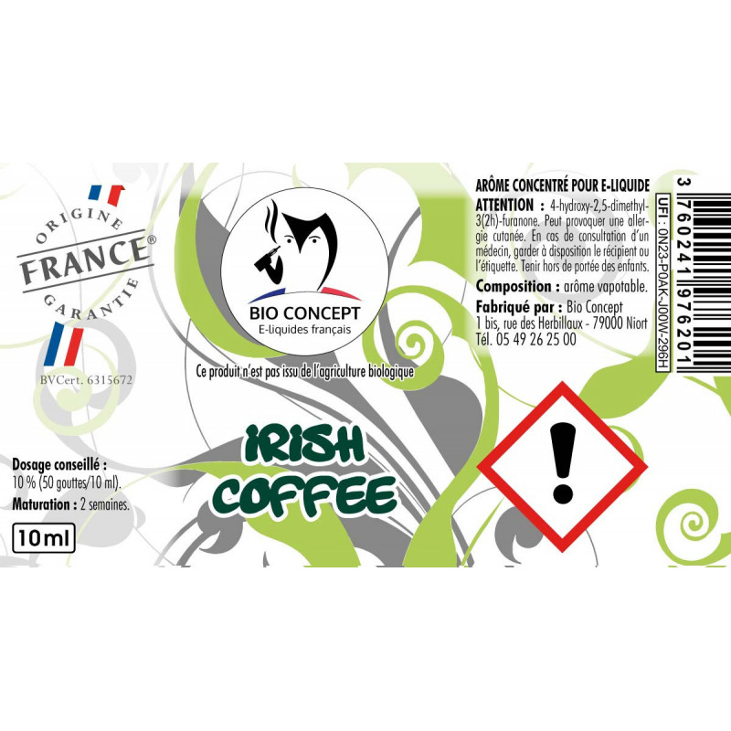 Irish Coffee Arôme DIY pour E-liquide