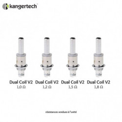 Résistances Dual Coil V2 (boîte de 5) | KangerTech