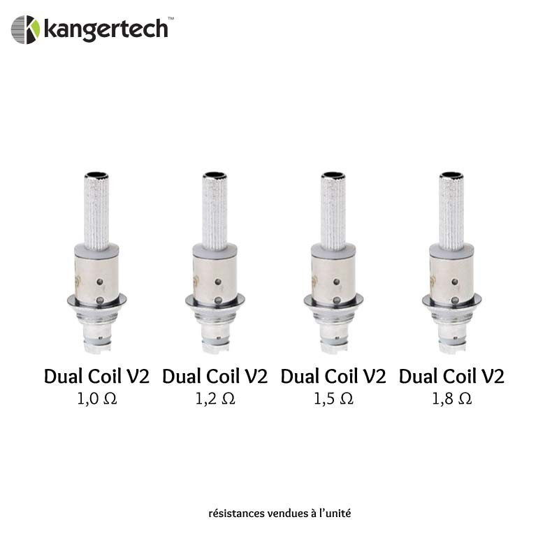 Résistances Dual Coil V2 KangerTech