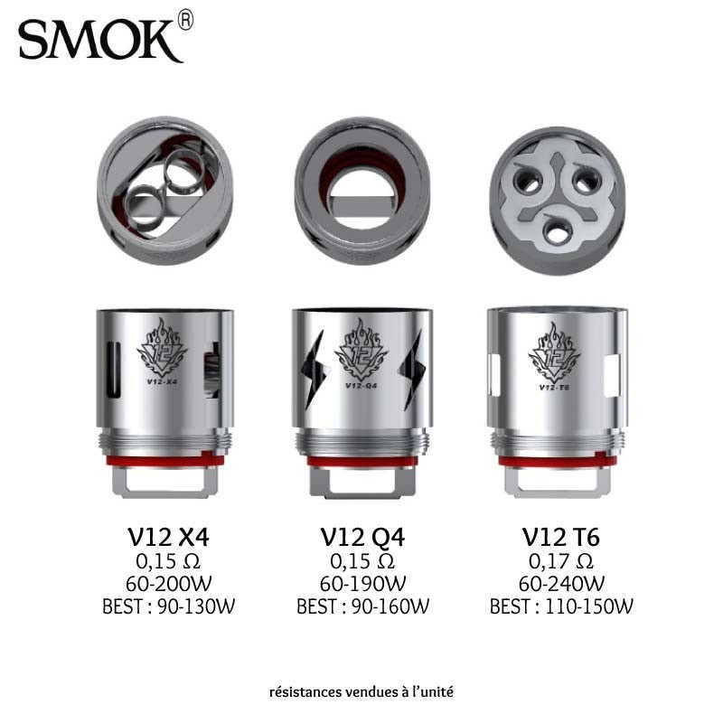 Résistances pour TFV12 Smok