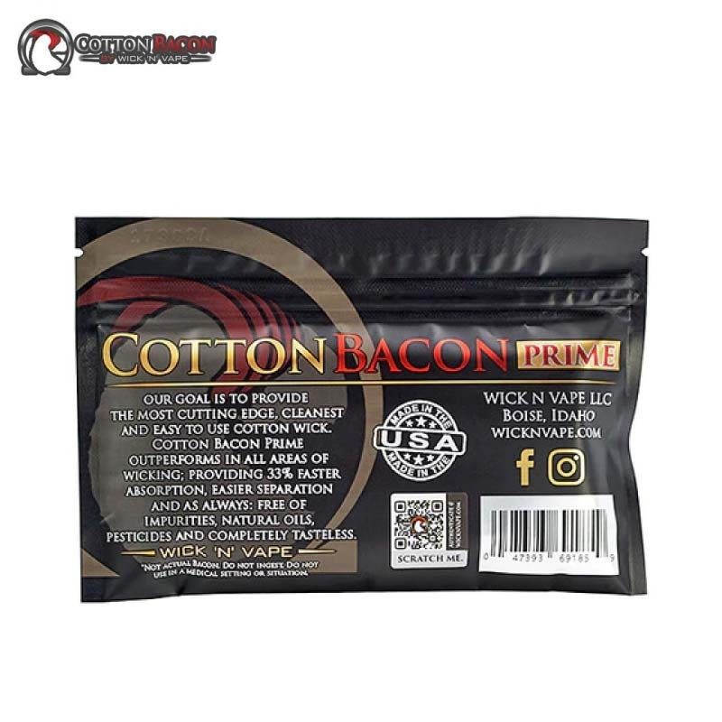 Cotton Bacon Prime Wick'N'Vape