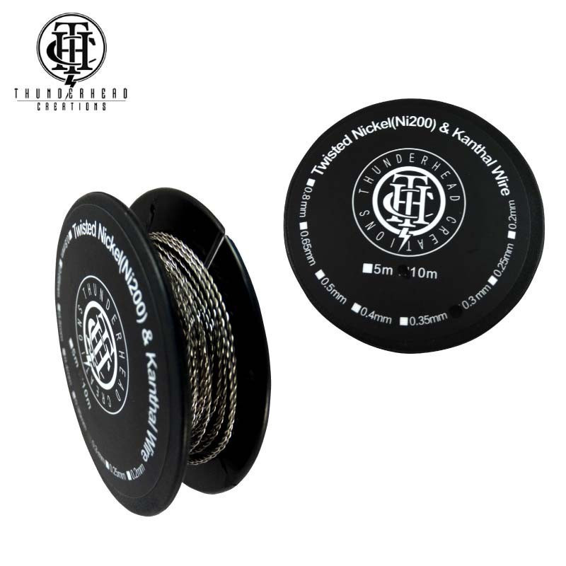 Fil résistif Twisted Nickel (Ni 200) et Kanthal Wire - Thunderhead