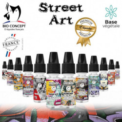 Pack e liquides premium Street Art