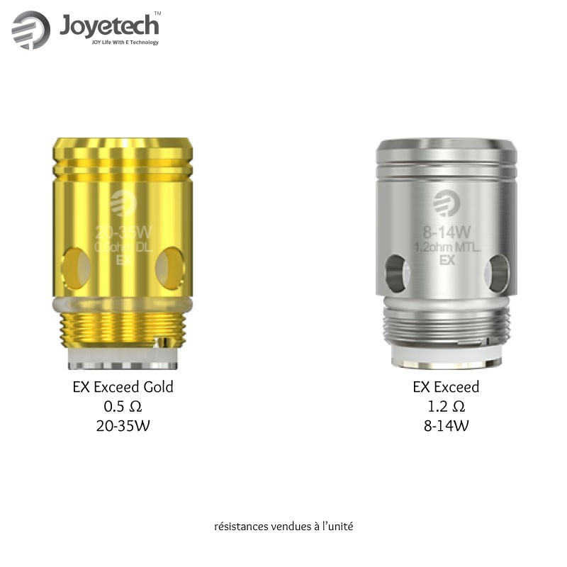 Résistances EX Exceed JoyeTech