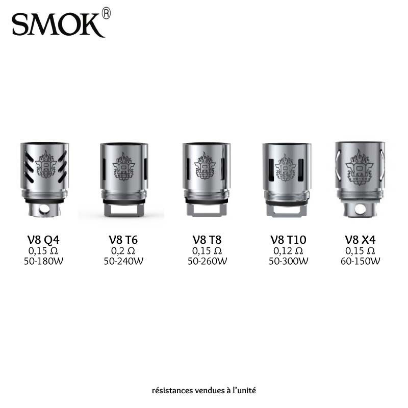 Résistances pour TFV8 Baby SMOK