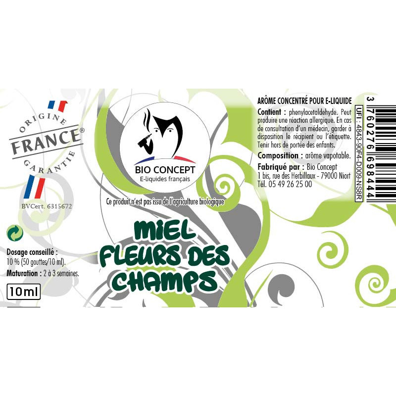 Miel Fleurs des Champs Arôme DIY pour E-liquide