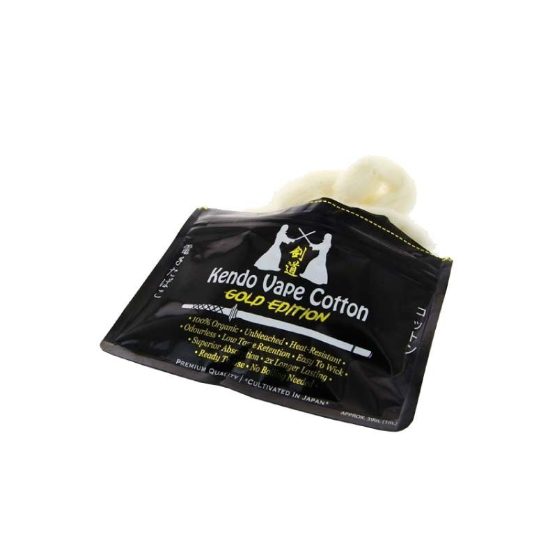 Kendo Vape Cotton Gold Edition Kendo Vape Cotton Gold Edition
