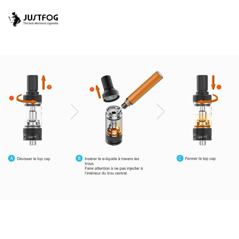 Clearomiseur Q16 Pro - JustFog