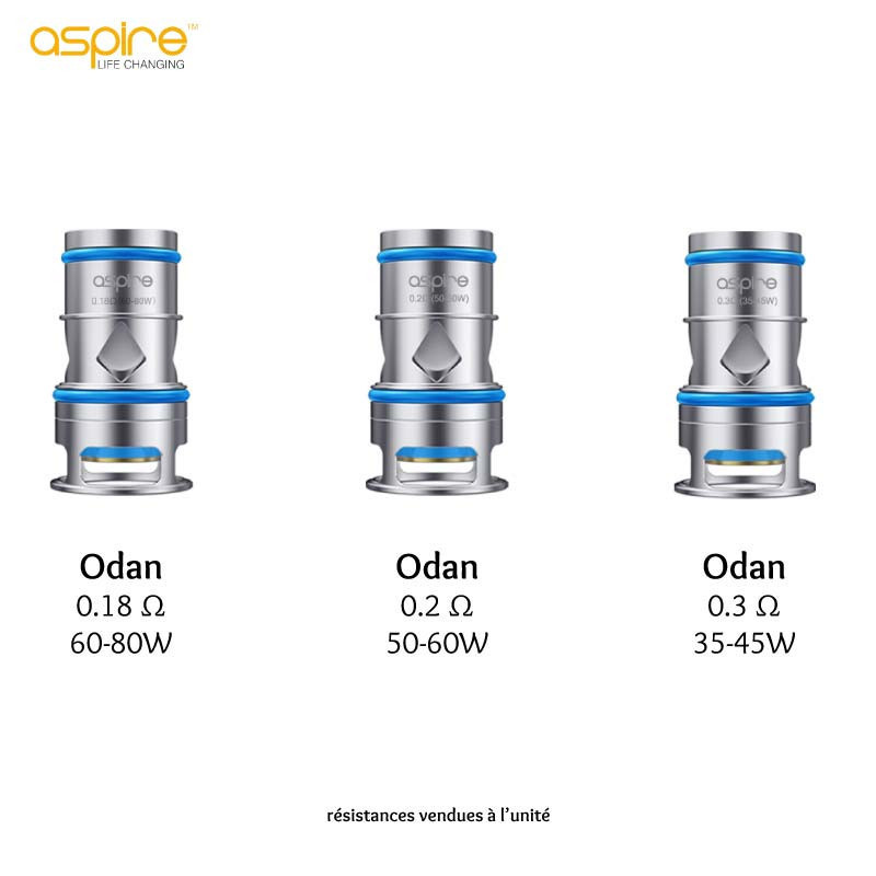 Résistances Odan Mesh Aspire