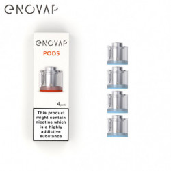 Pods Enovap | 4 pods de 2 ml 0,6 ohm | Pour kit Enovap