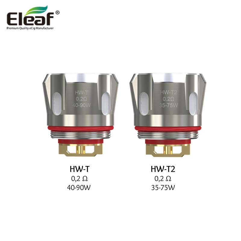 Résistances HW-T et HW-T2 Rotor Eleaf Résistances HW-T et HW-T2 Rotor Eleaf