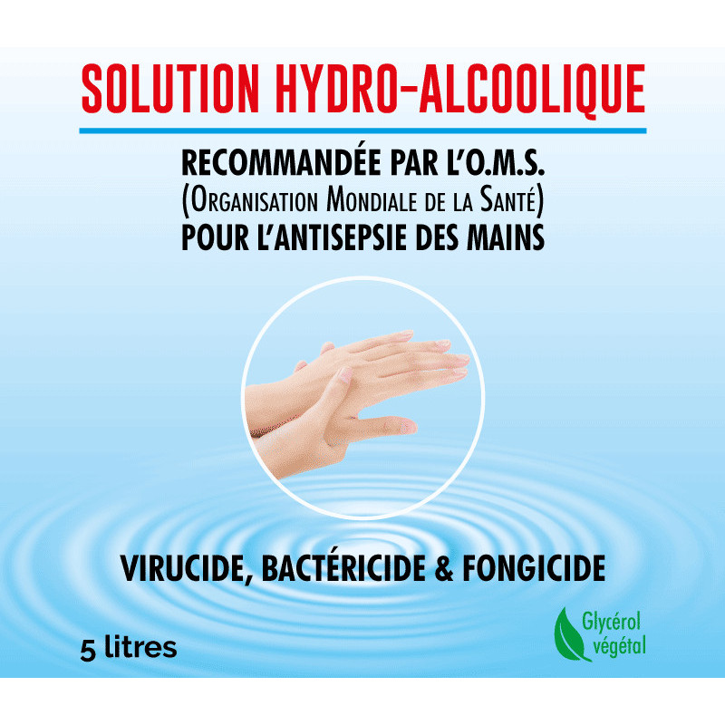 Solution Hydro-Alcoolique 5L