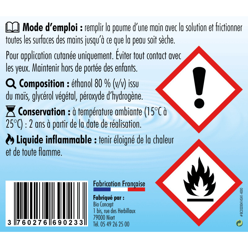 Solution Hydro-Alcoolique 5L
