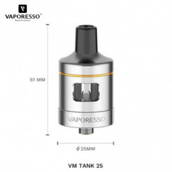 Clearomiseur VM Tank 25 | 3 ml | Vaporesso