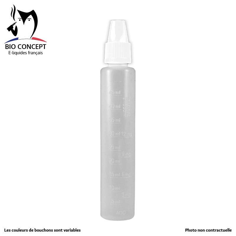 Flacon 50 ml gradué pour préparation DIY E-liquides