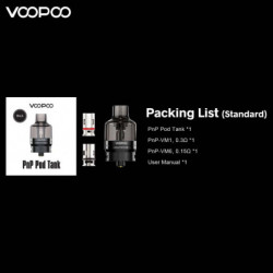 Clearomiseur PnP Pod Tank | 4,5 ml | Voopoo