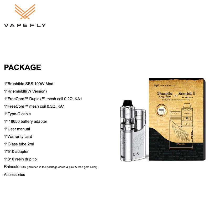 Coffret Kit Brunhilde SBS Vapefly