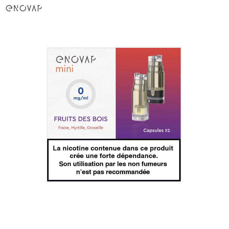 Cartouches Pod Enovap Mini Fruits des bois | Enovap Cartouches Pod Enovap Mini Fruits des bois | Enovap