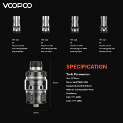 Clearomiseur Maat Tank | 6,5 ml | Voopoo