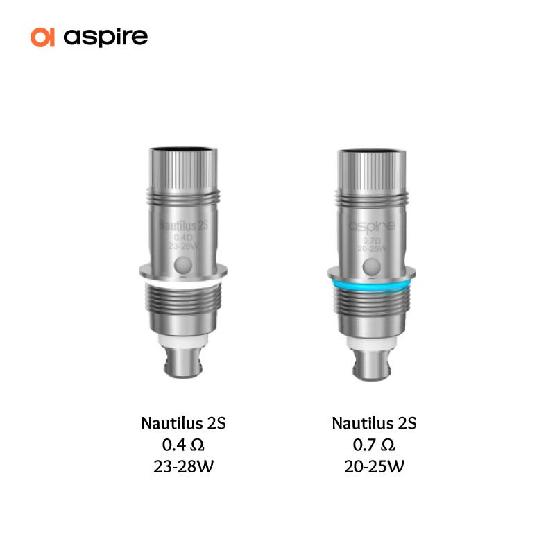 Résistances Nautilus 2S Aspire