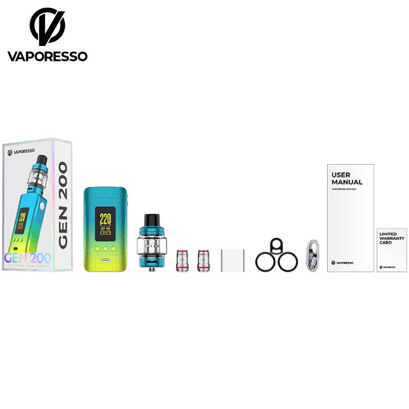 Kit Gen 200S - Vaporesso (Deux accus offerts !) - Cigarettes