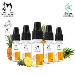 Lot de 5 e-liquides Ananas Bioconcept