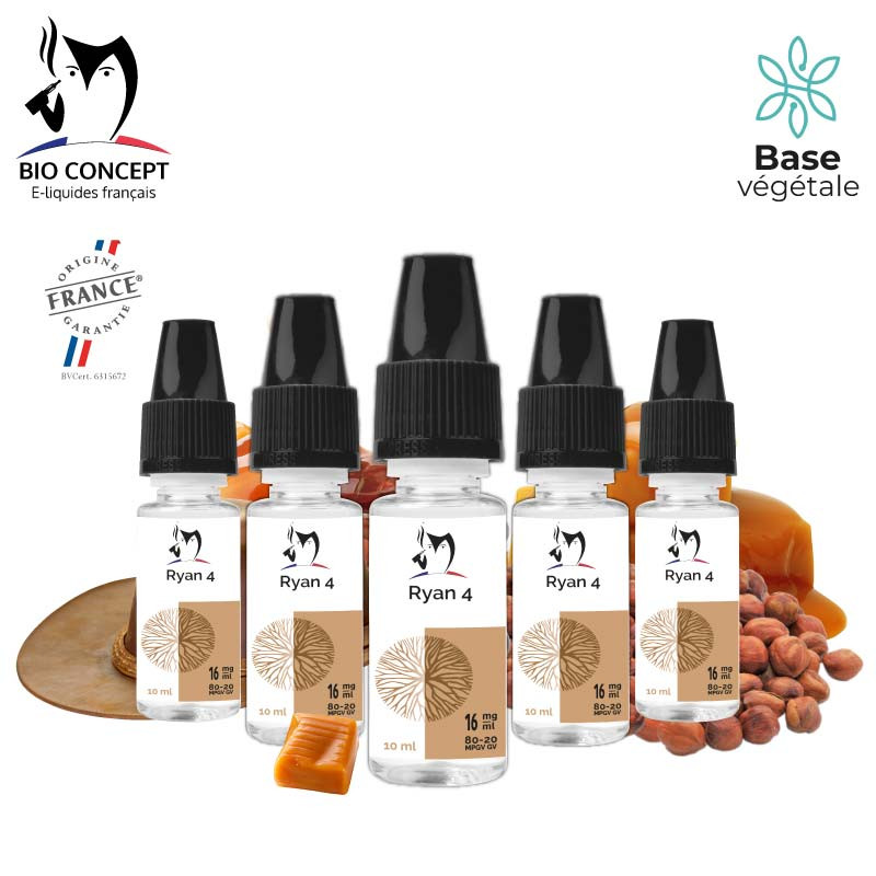 Lot de 5 e-liquides Ryan 4