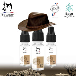 Pack découverte 3 E-liquides Classic Bruns Bioconcept