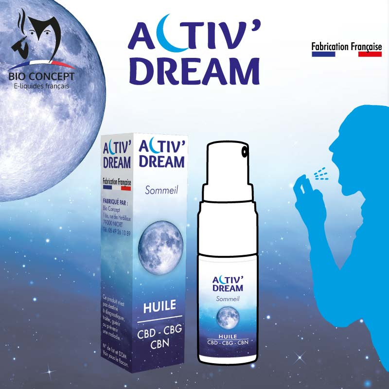 Huile de sommeil CBD Activ'Dream Bioconcept