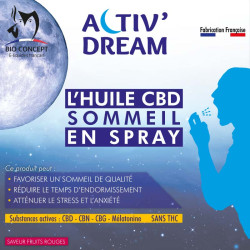 Huile de sommeil CBD Activ'Dream Bioconcept