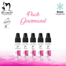 Pack eliquides Gourmands Bioconcept