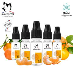 Lot de 5 e-liquides Mandarine