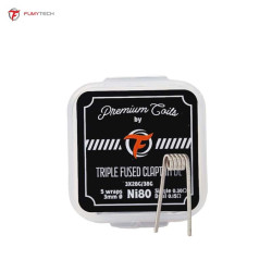 Pack de 10 Coils Triple Fused Clapton DL Ni80 Fumytech