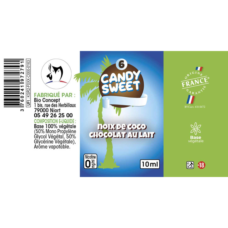 Candy Sweet 6 - 10 ml