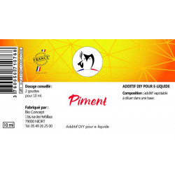 Piment additif pour E-liquide