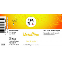 Vanilline additif pour E-liquide