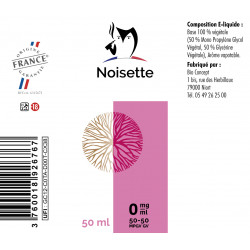 E-liquide Noisette