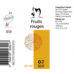 E-liquide Fruits Rouges