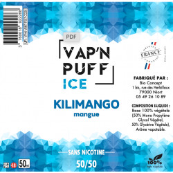 Kilimango - Vap'n Puff Ice- 50 ml
