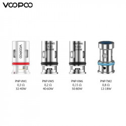 Résistances PnP Voopoo VM1 VM5 VM6 TM2