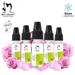 Lot de 5 e-liquides Rose Bioconcept