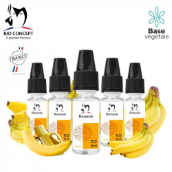 Lot de 5 e-liquides Banane
