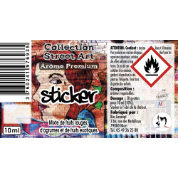 Sticker - Street Art - Arôme DIY pour E-liquide