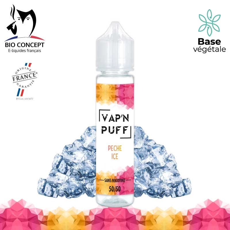 E liquide VapN Puff PECHE ICE
