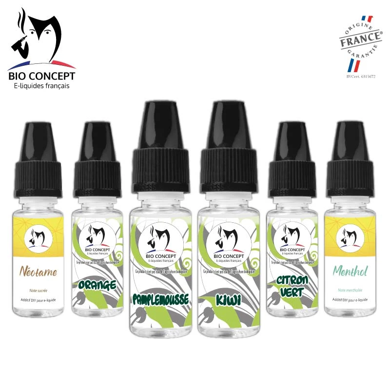 Arômes recette e liquide DIY Kicimouss Bioconcept