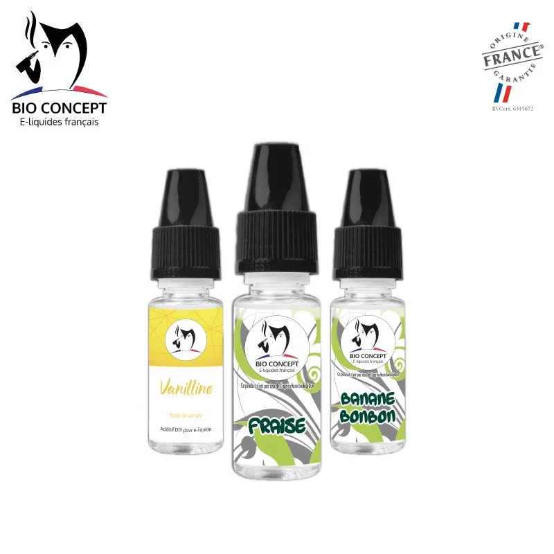 Arômes recette e liquide DIY Smoothie Banane Fraise