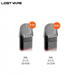 Cartouche Pod E Plus Dual Mesh Lost Vape